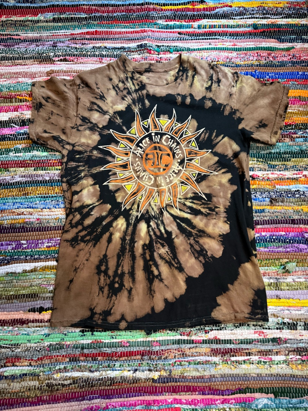 Tie Dye Alice In Chains shirt
